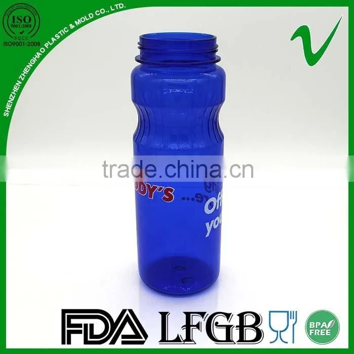 700ml customized clear infuser water empty PCTG plastic heat resistant bottle for drinking