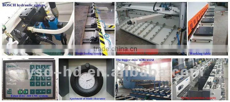 The biggest hydraulic Shearing Machine in the world