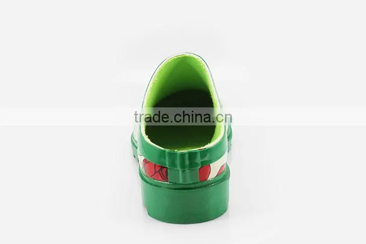 Most popular Customised designs Colorful Waterproof wedge heel rain boots