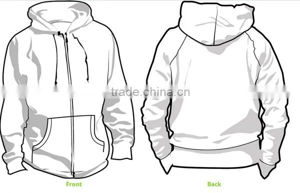 Winter warm fleece pullover hoodies sweater customized