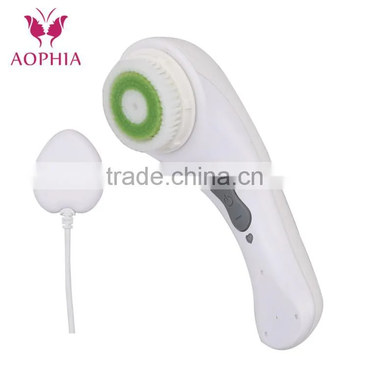 Rechargeable Ultrasonic Electric Facial Brush For Exfoliati with factory price