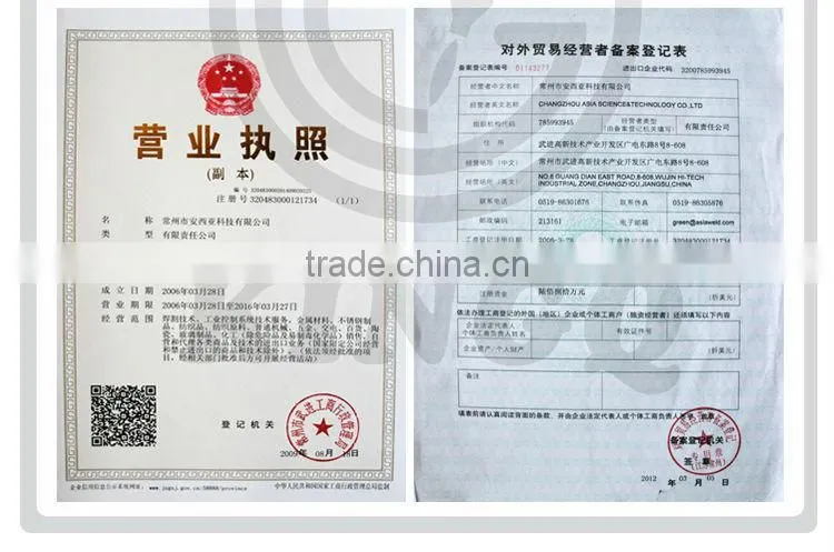 WP20 tig welding spare parts with CE certificate