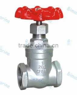 MARINE Stainless Steel 316 Gate Valve for Pipe