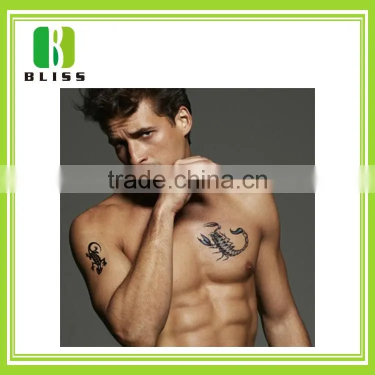 Waterproof skin safe Stickers Body Paint Decoration Gradient Design Sexy rainbow temporary tattoo
