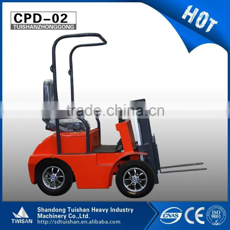 Children's toy CPD02 mini electric forklift with 1m lifting height for sale