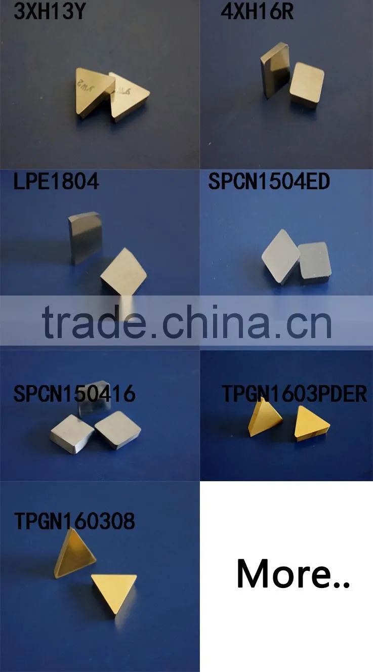 high original quality chamfer better particle profile durable cemented tungsten carbide indexable milling insert turning insert