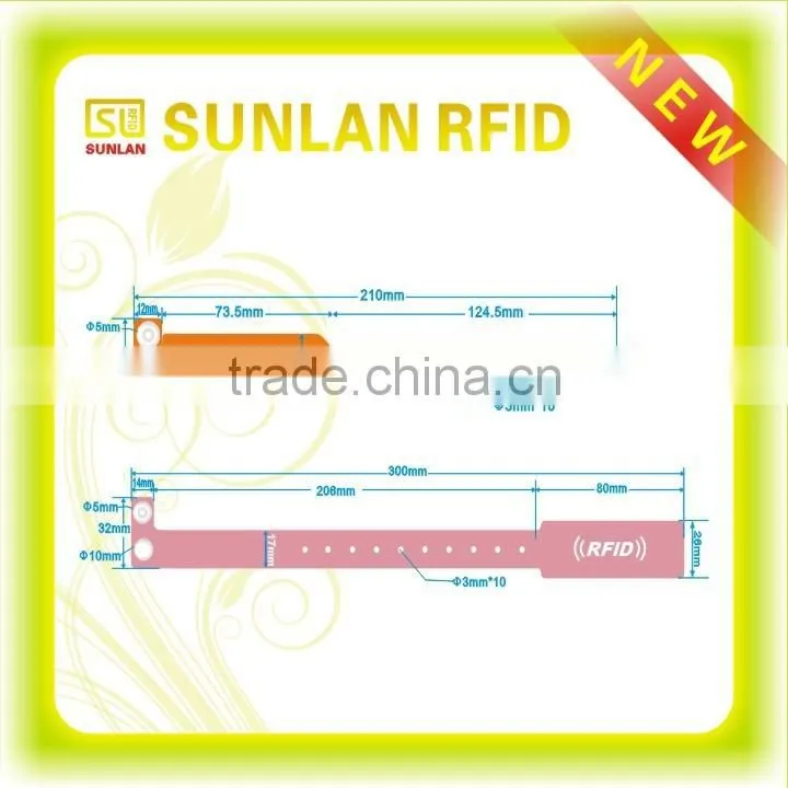 PVC Medical RFID Bracelet Hf RFID Wristband