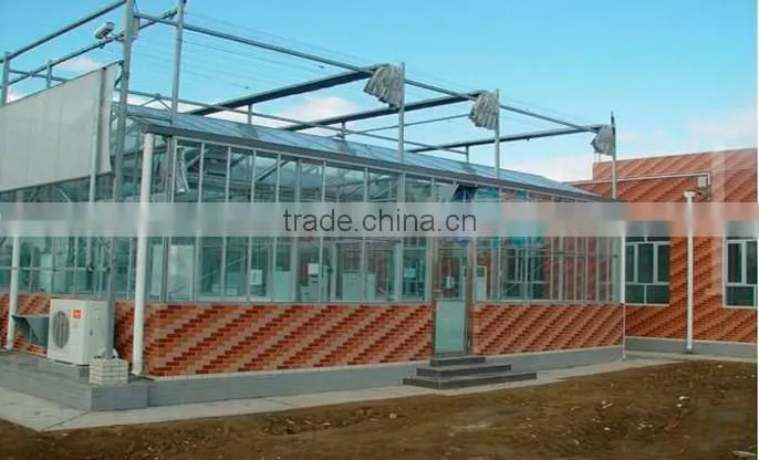 Insulated tempered glass greenhouse
