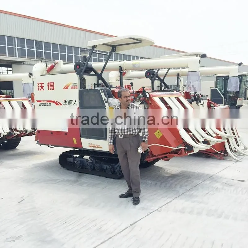 4LB-150 70hp half feeding mini price of rice harvester