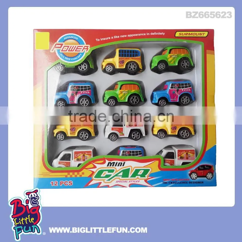 Pull back toy police mini car toy