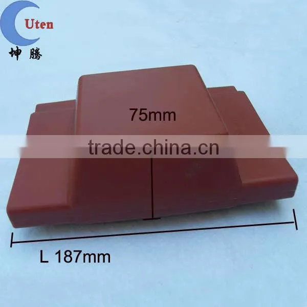 insulating bushing with buckle for high voltage wires