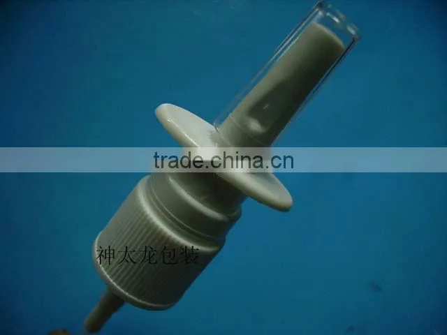 Plastic nasal mist sprayer for cosmetic products or medical product