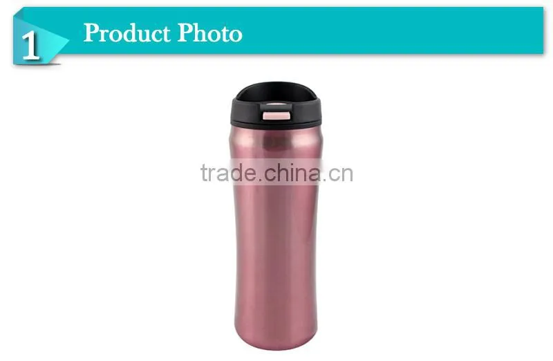 Cute double wall s/s thermos promotional present houseware mug