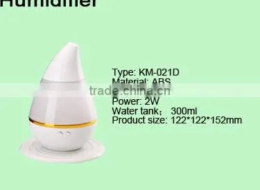 Creative water drop type air freshener ultrasonic humidifier
