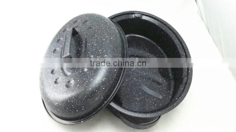 Cookware Fashionable marble coating roaster pan
