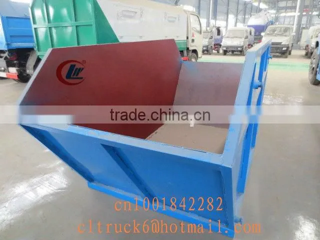 DONGFENG 140 4*2 Side Lift Swing Arm Garbage Truck 6CBM