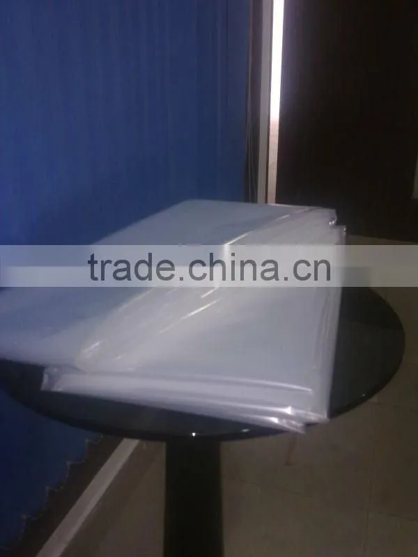 big size plastic pe packing bags with side guesst