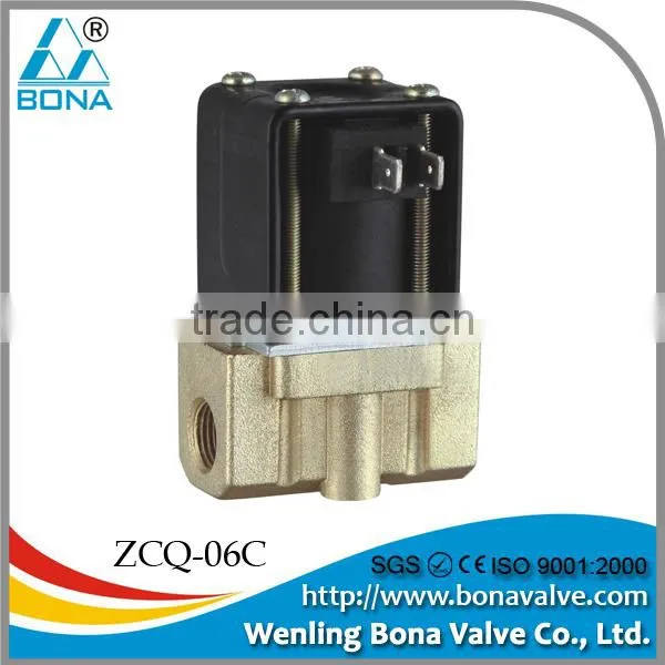 China Manufacturer BONA Brass Gas Solenoid Valves / direct type/1/8 inch for wire feeder