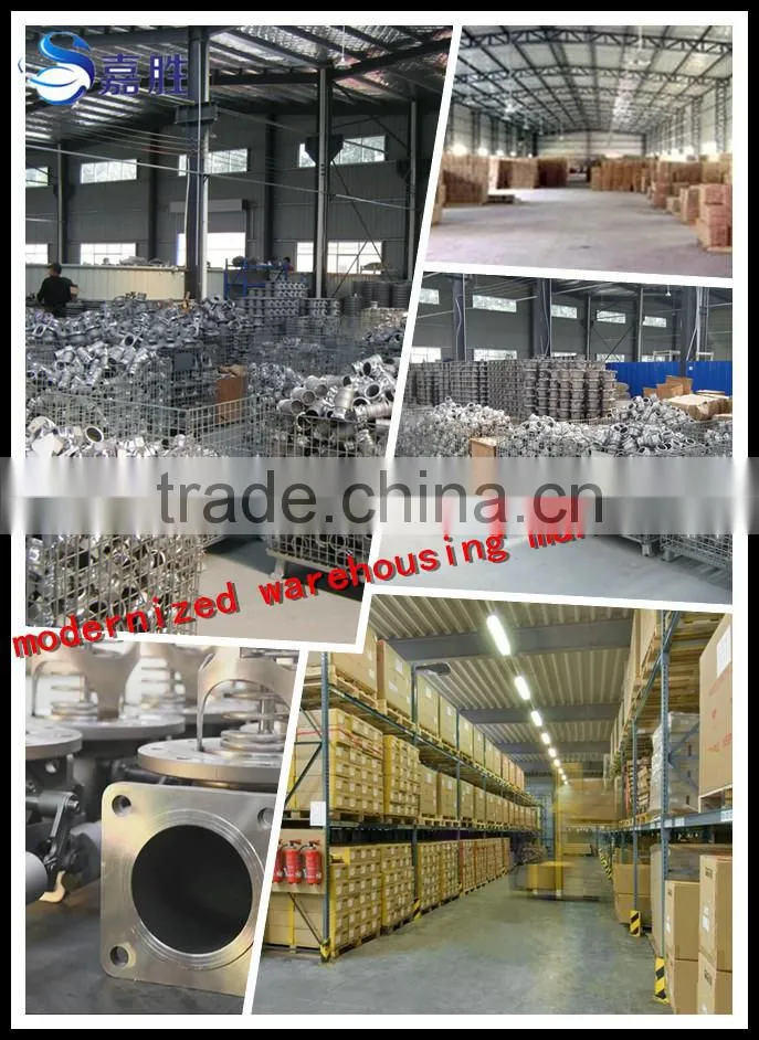 Aluminium Alloy Throughway Flange Ball Valve Female