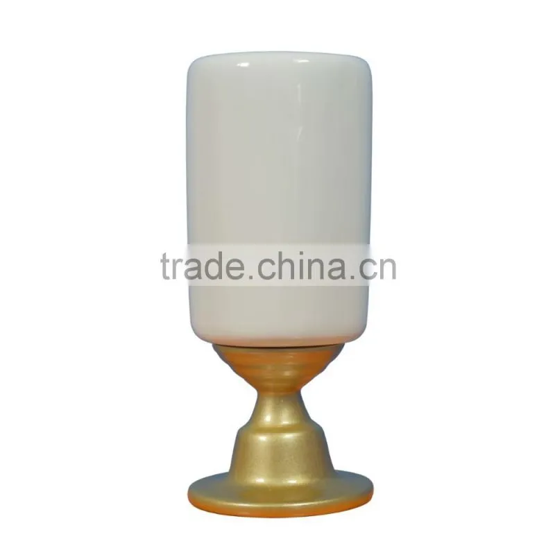 Modern home decoration head shape fiberglass flower vase