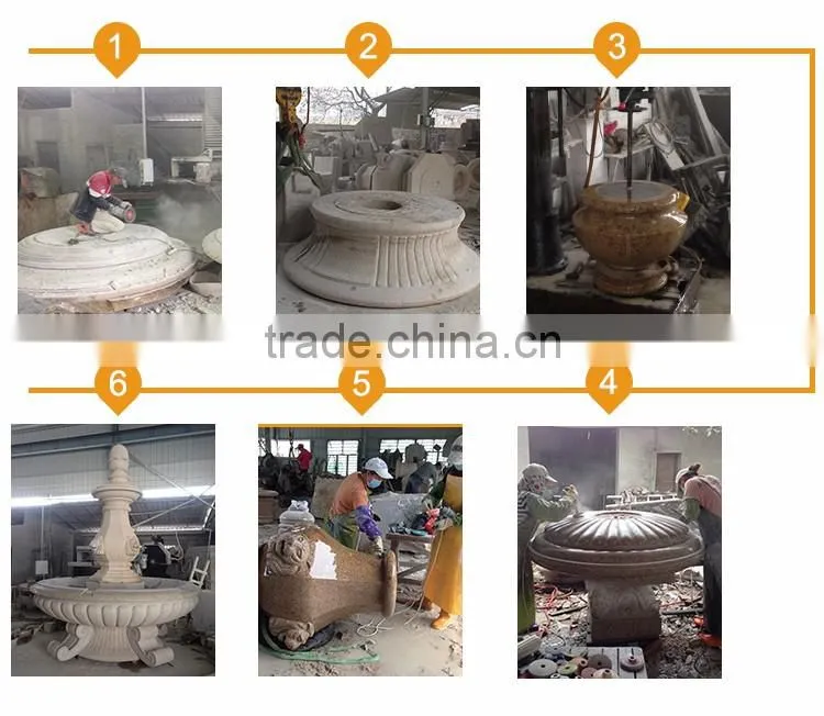 Stone Decorative Hand Carve Bird Carving Water Bowl