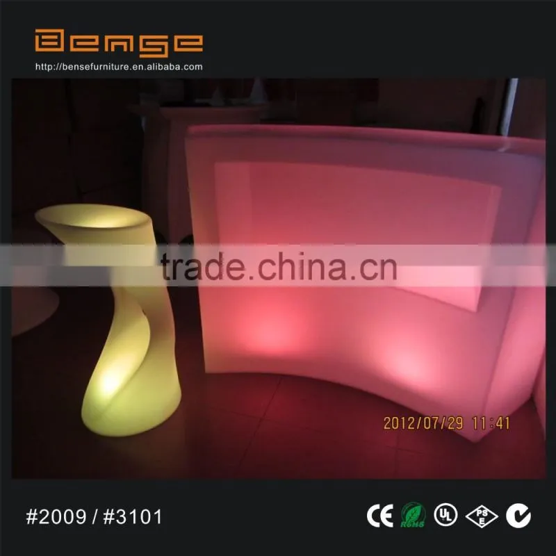led glass bar table party cocktail tables cooktail table and chair set