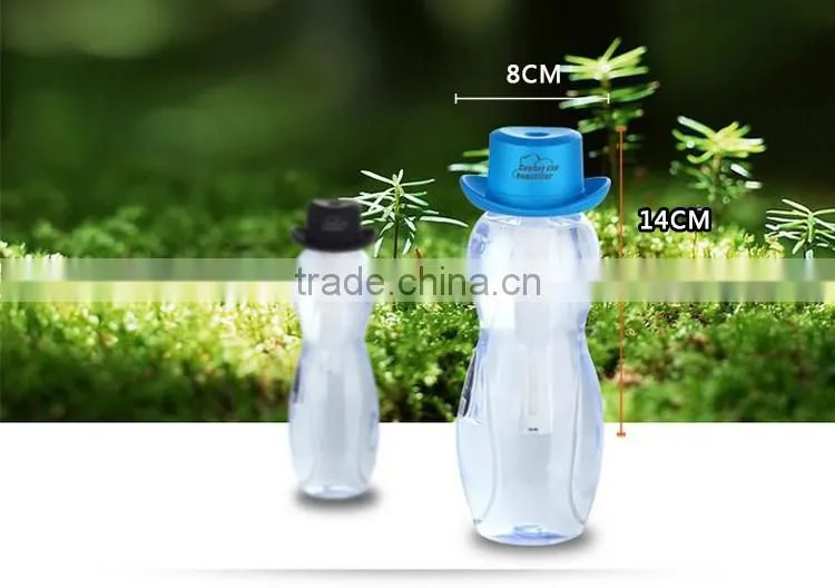 New design desktop Cowboy cap portable USB mini car air humidifier