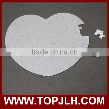 Blank coated eco-friendly paper jigsaw puzzles