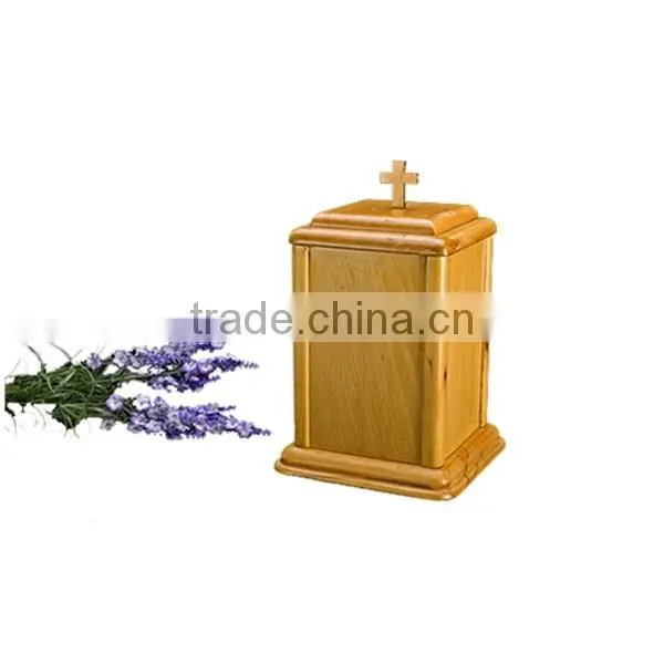Chinese funeral supplier wooden funeral urns for ashes