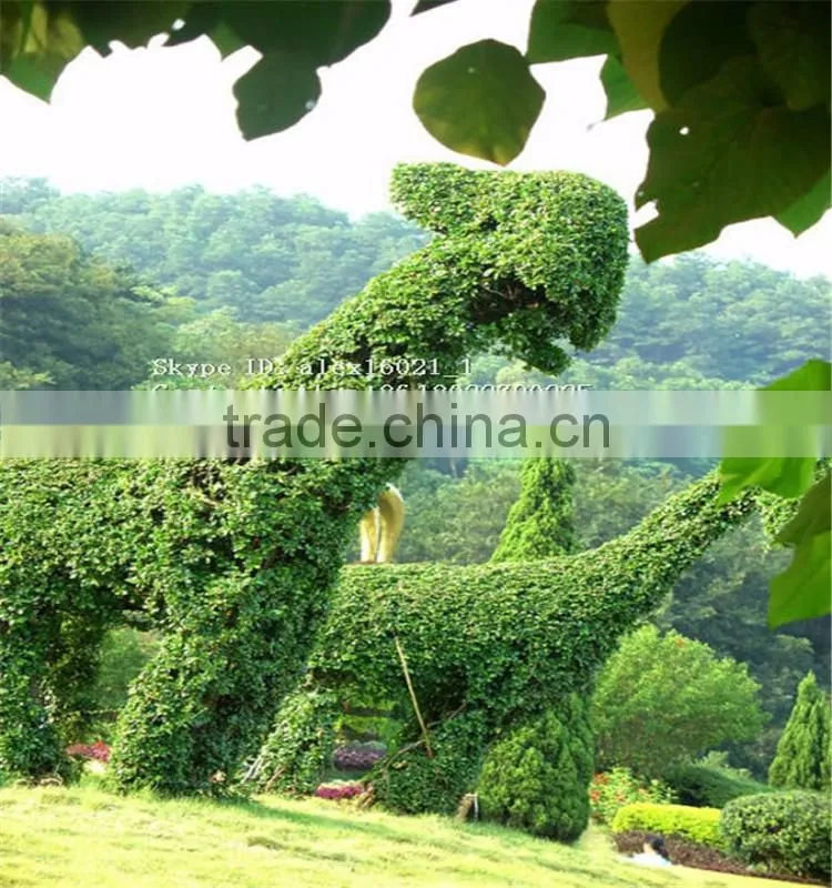 SJ20172542 hot sale manufacturer artificial grass japanese cartoon topiary animal