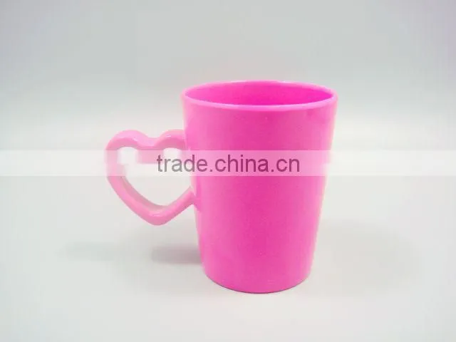 Red solid color soup cup milk cup for kid and children
