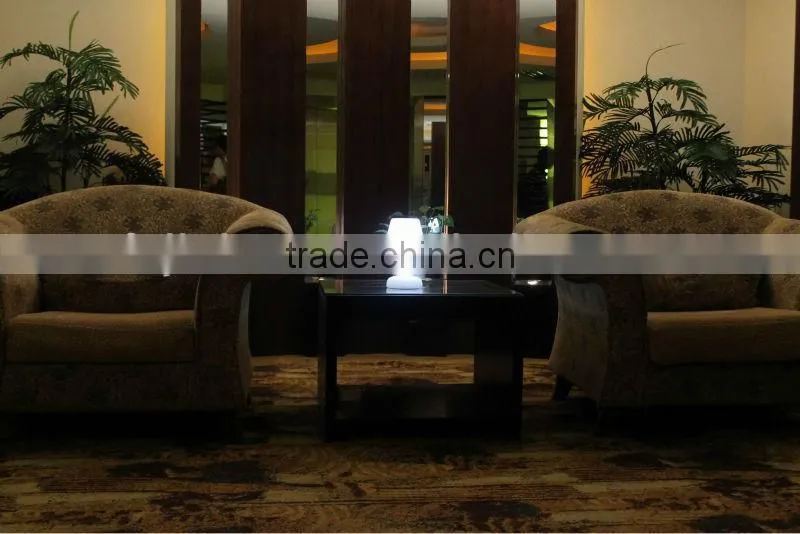 LED plastic battery operated table lamp