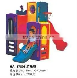 INDOOR SLIDE- CHILDREN INDOOR PLASTIC SLIDE modern playroom image (HA-17802)