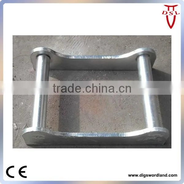 Cross adapter bracket hanger for crawler excavator