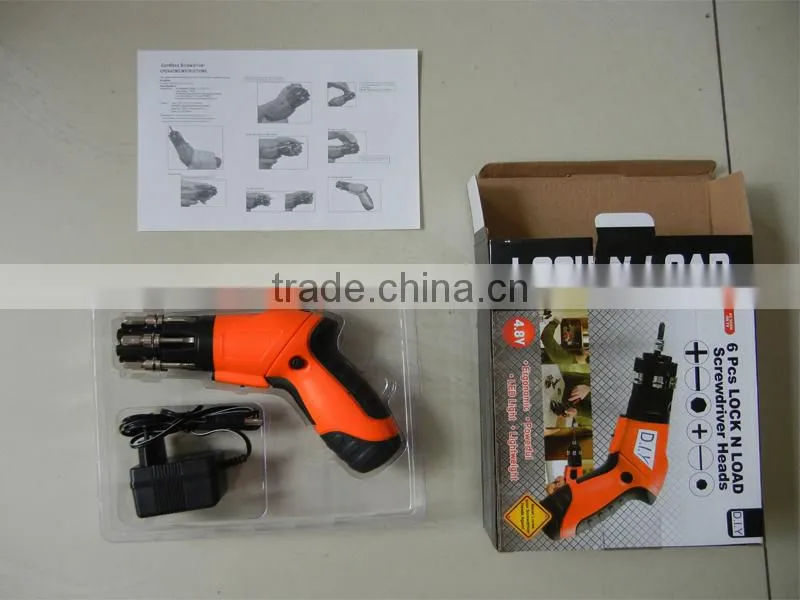 dc motor cordless screwdriver