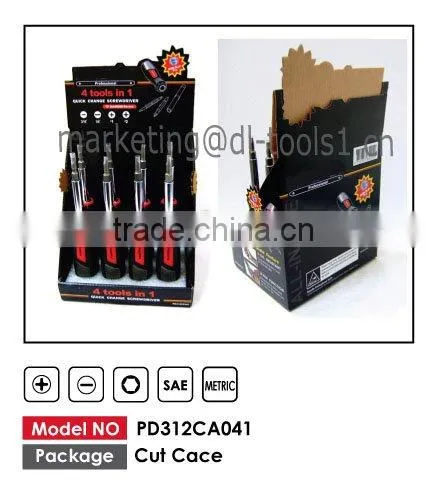 4 Tools In 1 Quick Change Screwdriver