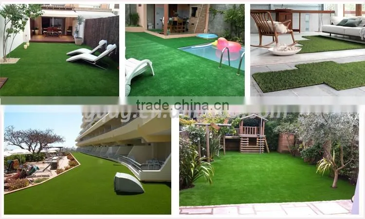 30mm height V shape high quality synthetic grass for home decoration