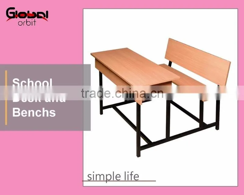 Living Room Furniture Durable Metal Frame Square Glass Top Console Table