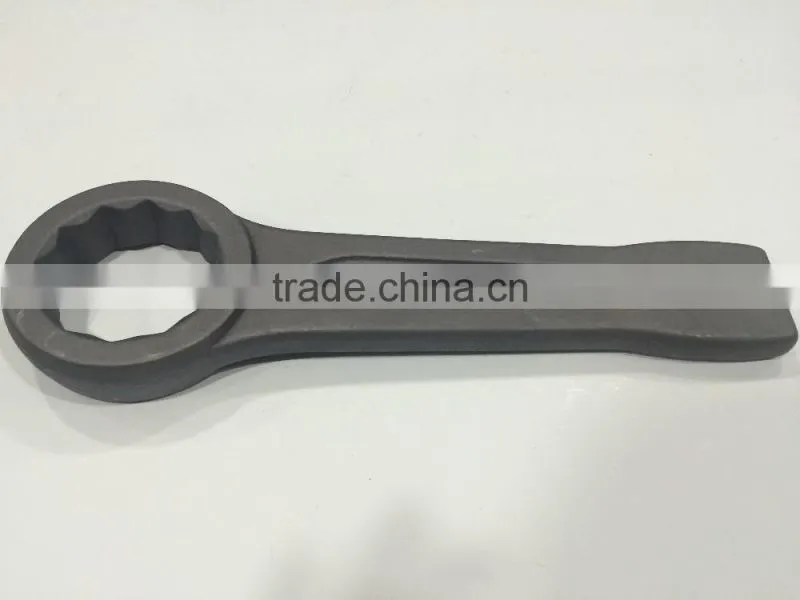Carbon steel 12 points heavy duty ring spanner, various sizes spanner