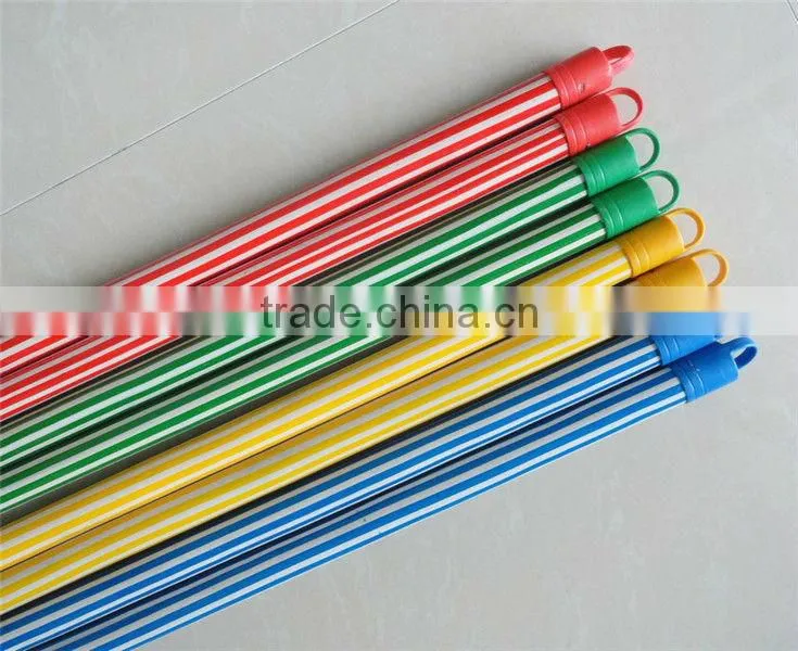 wooden pvc coated broom stick