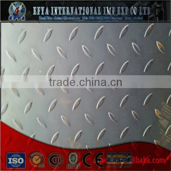 Steel plate, checkered plate