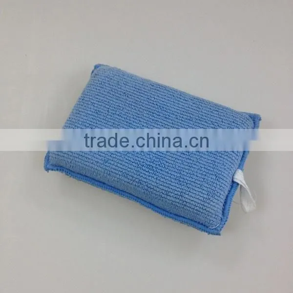 mini microfiber car body polishing sponge