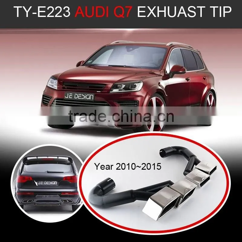 auto tuning stainless steel muffler tip for Audi Q7