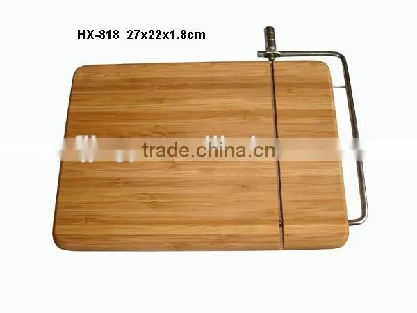 Eco-friendly Best Bamboo Cheese Slicer With Stainless Steel Wire