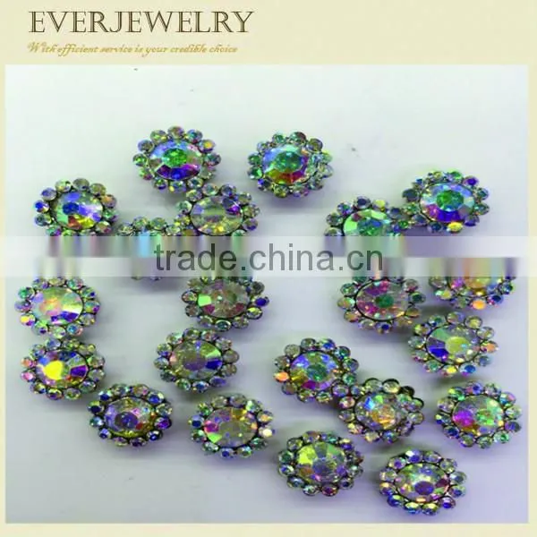 AAA grade sewing crystal glass material stones with silver gold base sewing stone
