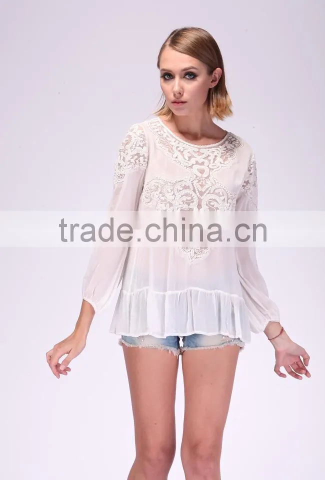 2013 new models woman chiffon blouse top