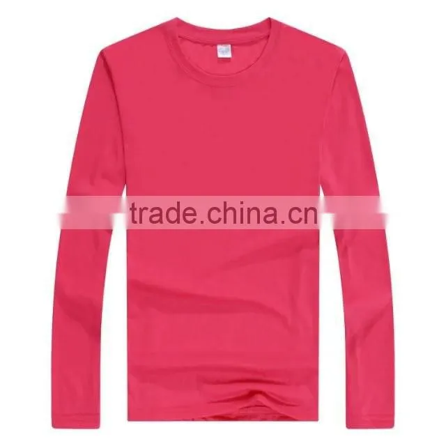 Plain Round Neck Promotion T-shirt/Slim Fit Colorful T shirt Custom Logo