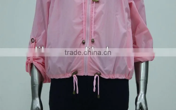 ALIKE summer satin quilted riding uv jacket
