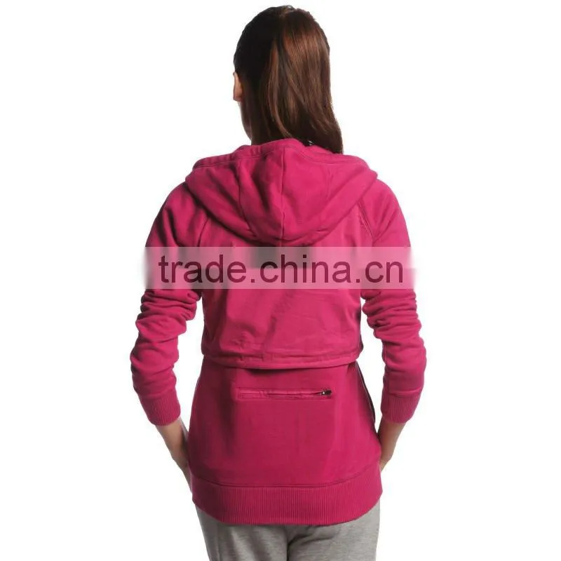 women retro long sleeve cardigan hoody