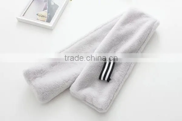 100%cotton thick warm pullover hoodie with scarf